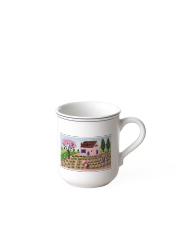 Villeroy & Boch Becher mit Henkel Gärtner Design Naif in bunt