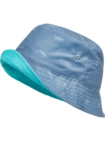 Playshoes UV-Schutz Wende-Hut Hai in türkis