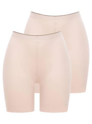 Conturelle 2er Pack Langbein Miederhose in sand sand