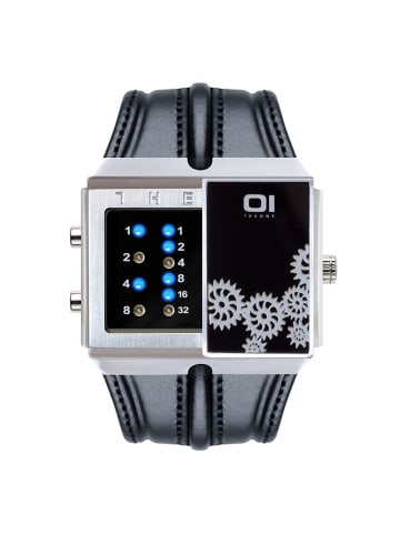 OI THE ONE Digitaluhr für Herren in Schwarz