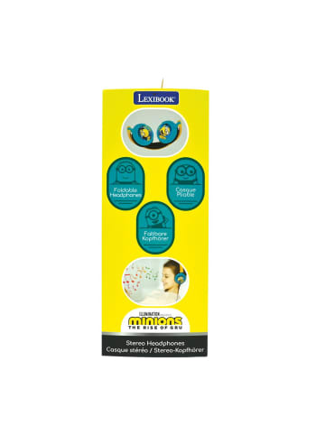 Lexibook Minions Stereo-Kabelkopfhörer faltbar