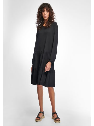 PETER HAHN Jerseykleid Viscose in BLACK