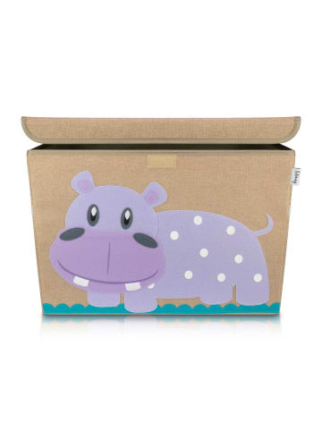 Lifeney Aufbewahrungsbox Hippo, 51 x 36 x 36 cm