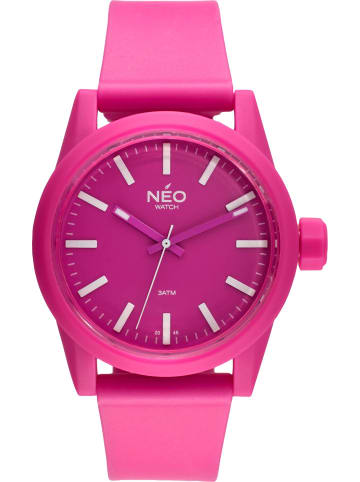 NEO Watch NEO Watch Armbanduhr aus Kunststoff in Pink