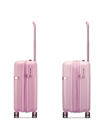 Roncato Airglam 4 Rollen Kabinentrolley S 55 cm mit Dehnfalte in rosa cipria