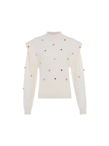 faina Damen Sweater in WOLLWEISS