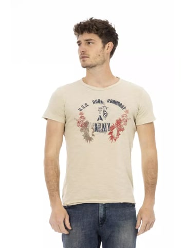 Trussardi Action Beige Baumwolle Herren T-Shirt
