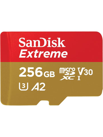SanDisk SanDisk microSDXC 256GB Extreme A2 C10 V30 UHS-I U3