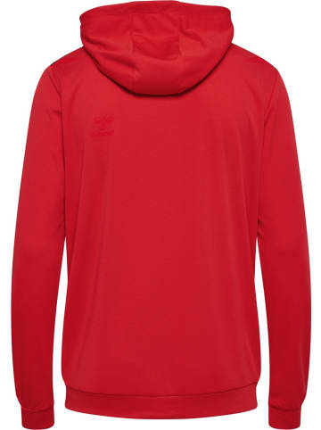 Hummel Trainingsjacke "Hmlauthentic Pl Zip Hoodie" in Rot
