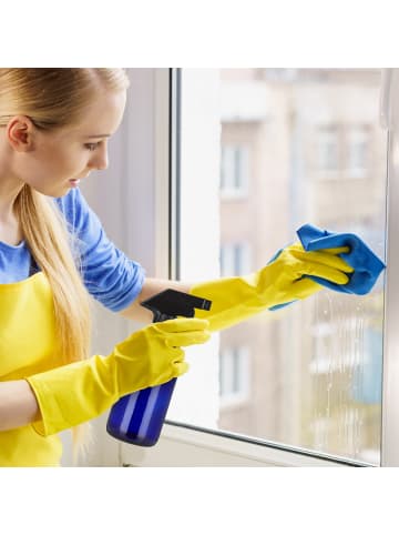 relaxdays 4 x Sprühflasche in Blau - 500 ml