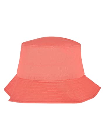 Flexfit Flexfit Unisex Flexfit Cotton Twill Bucket Hat in spicedcoral