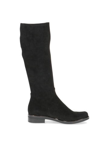 Caprice Stiefel in black stretch
