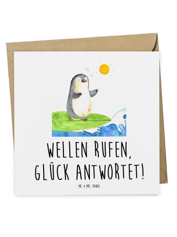 Mr. & Mrs. Panda Geschenkgutschein Tagesausflug ans Meer Glücksa... in Weiß
