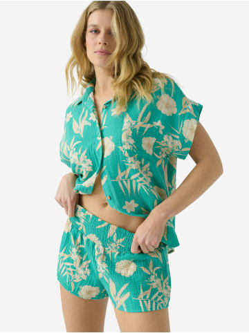 P.J. Salvage Pyjamashorts Tahitian Tropics in mineral