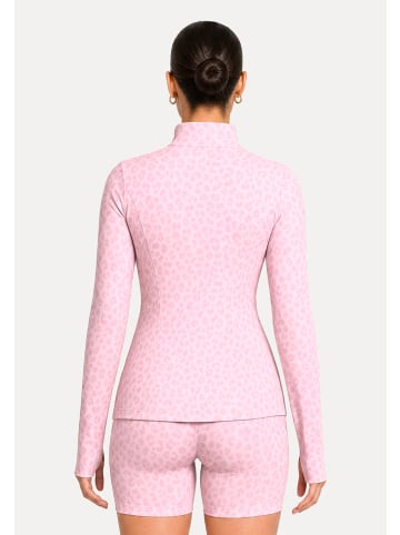 SMILODOX LEO Jacke Velvara in Rosa Leo