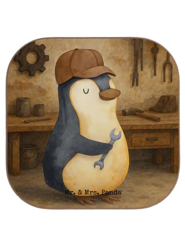 Mr. & Mrs. Panda weinuntersetzer Wenn Papa es nicht reparieren k... in Weiß