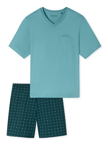 Schiesser Schlafanzug Comfort Essentials in Mint