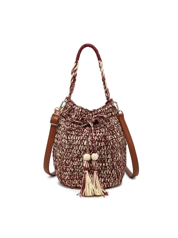 KASSANDRA Eimer Tasche in BORDEAUX