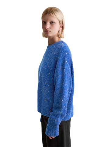 Marc O'Polo DENIM Bouclé-Pullover oversize in Pale Cobalt
