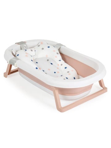 Moni Babybadewanne Palma faltbar in rosa