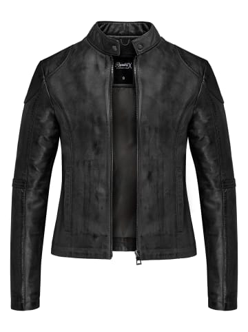 REPUBLIX Lederjacke OPAL in Schwarz