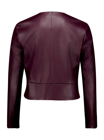 Vera Mont Blazer-Jacke mit Reißverschluss in Strong Aubergine