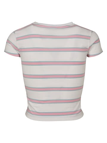 Urban Classics Urban Classics Cropped T-Shirts in white/girlypink