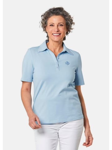 GOLDNER Poloshirt in hellblau