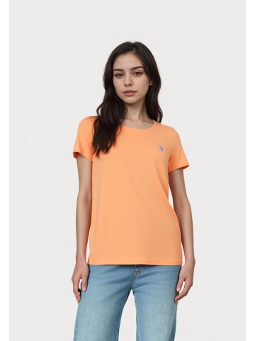 U.S. Polo Assn. T-Shirt 'Rundhals' in lachs