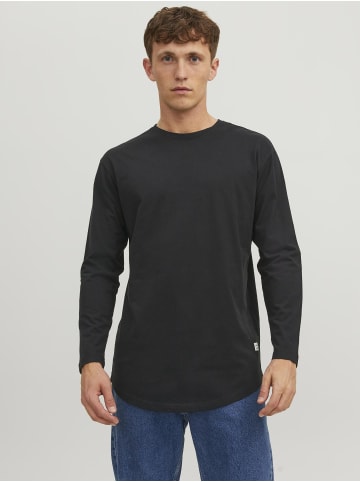 Jack & Jones Langarm-T-Shirt in Black