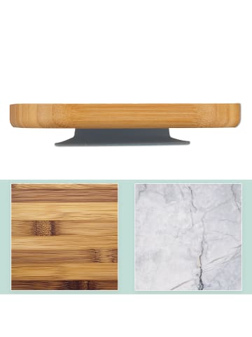 relaxdays 3-tlg. Kindergeschirr Set in Natur/ Grau