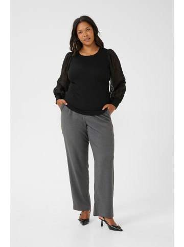 KAFFE curve Langarm-Bluse KCnioma in Black Deep
