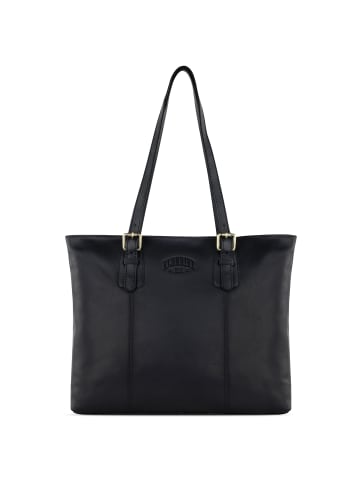 KLONDIKE 1896 Rush Lily Schultertasche Leder 35 cm in schwarz