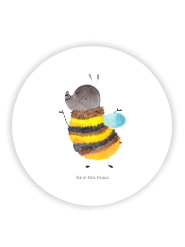 Mr. & Mrs. Panda magnet Hummel flauschig ohne Spruch in Weiß
