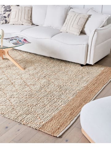 Beliani Kurzflor TELLIKAYA in Beige - (W) 200 x (L) 300 cm