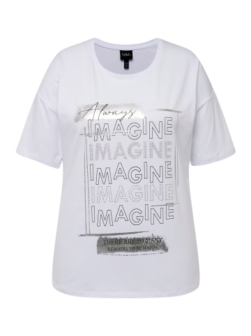 Ulla Popken Shirt in schneeweiß