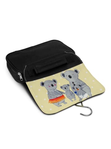 Mr. & Mrs. Panda Waschtasche Koala Familie ohne Spruch in Gelb Pastell