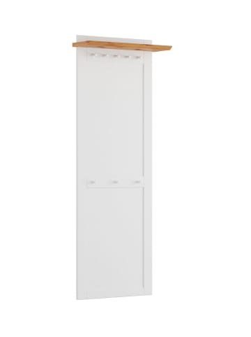Feldmann-Wohnen Wandpaneel Marone Elite weiß / Kiefer Natur 63 / 22 / 210cm