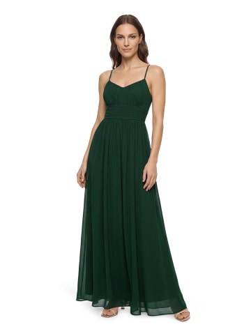 Vera Mont Abendkleid mit Plissee in Dark Moss