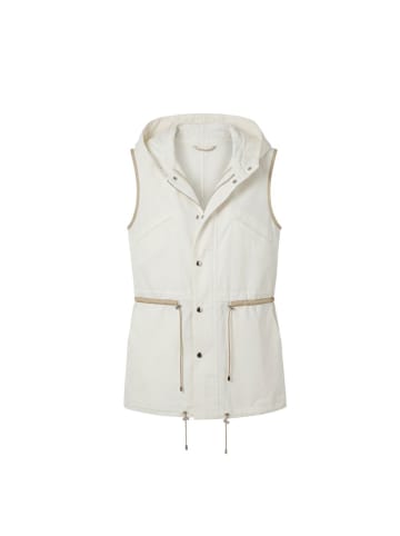 Malo Weiß Baumwolle Damen Jacke
