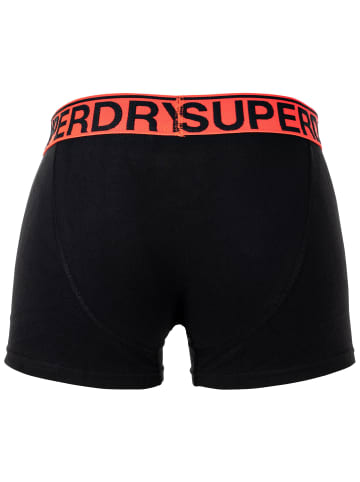 Superdry Boxershort 3er Pack in Schwarz/Grau/Orange