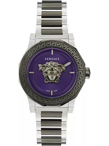 Versace Analoguhr für Damen in silber