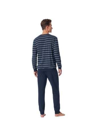 UNCOVER BY SCHIESSER Pyjama in Dunkelblau