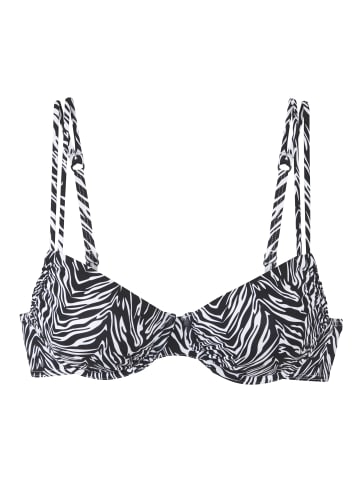 s.Oliver Bügel-Bikini-Top in schwarz-weiß