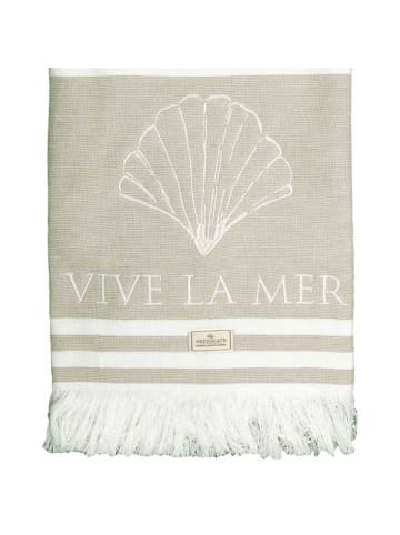 Greengate Handtuch VIVE LA MER Sand Duschtuch 140x70