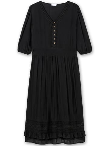 sheego by Joe Browns Maxikleid in schwarz