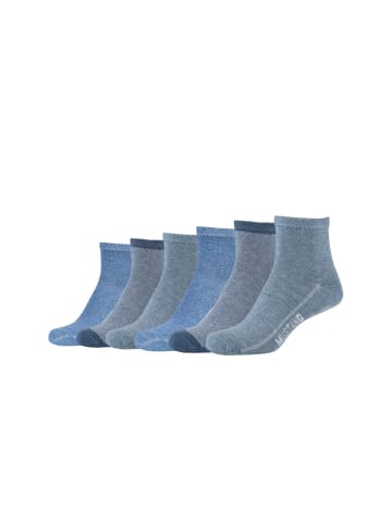 Mustang Kurzsocken 6er Pack casual in stone mix