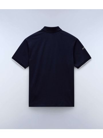 Napapijri Polo "E-Badge Sum" in Weiß