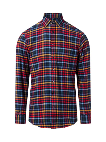 Andrew James Flanellhemd in marine mehrfarbig - 0007