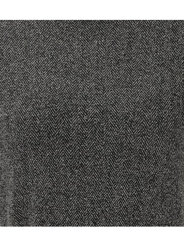 Aniston CASUAL Maxikleid in anthrazit-weiß-meliert